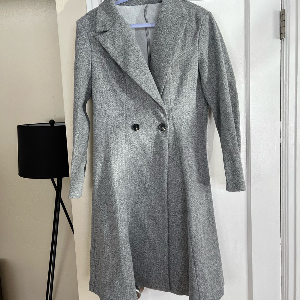 Grey Peacoat